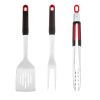 3 Pieces Stainless Steel Grill Kit