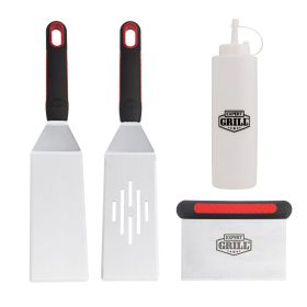4 Pieces Stainless Steel Grill Kit
