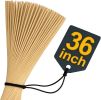 50 Pcs Smores Sticks - 36 Inch Long 5mm Thick Bamboo Skewers for Grilling Long Marshmallow Roasting Sticks for Campfire Skewers for Fire Pit to Making