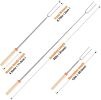 Marshmallow Roasting Sticks - Smores Stick for Fire Pit - Hot Dog Campfire Skewers Marshmallow Camping 32 Inch Long Extendable Forks - 5 Pack