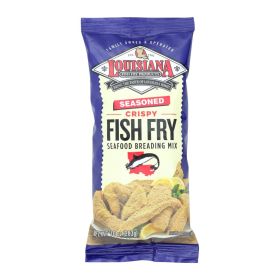 La Fish Fry Seasoned Crispy - Breading Mix - Case Of 12 - 10 Oz.