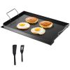 VEVOR Carbon Steel Griddle, 24x16 inch Universal Flat Top Rectangular Plate, Gas Grill Griddle for BBQ Grill, Teppanyaki