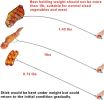 Marshmallow Roasting Sticks 12 Colors Extra Long 45'' Stainless Telescoping Hot Dog Smores Skewers Kids Safe Barbecue Forks for Campfire