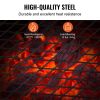 Folding Campfire Grill, 18"×12" Portable Camping Grates Over Fire Pit, Heavy Duty Steel Mesh Grate, Camping Grill with Legs Carrying Bag