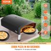 VEVOR Outdoor Pizza Oven, 12" Gas Fired Pizza Maker, Portable Outside Pizza Grill with Thickened Cordierite Pizza Stone, Waterproof Cover