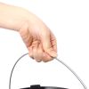 Pre-Seasoned Cast Iron Dutch Oven With Skillet Lid, Outdoor Camping Deep Pot for Camping Fireplace Cooking BBQ Baking Campfire, With Iron Pot Rack
