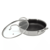 Better Chef 11-Inch 3-Ply Stainless Steel Nonstick Deep Fry Pan with Lid
