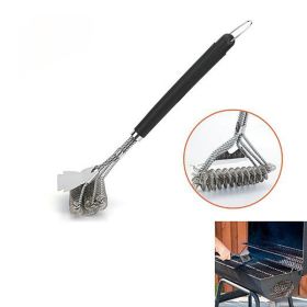 BBQ Grill Cleaning Tools for Grill Cooking Grates (Type: Kitchen Supplies, Color: Silver)