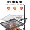VEVOR Swivel Campfire Grill, Fire Pit Grill Grate over Fire Pits, Heavy Duty Steel Grill Grates, 360Â° Adjustable Open Fire Outdoor Cooking Equipment